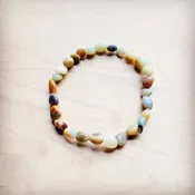 **Amazonite Beaded Stretch Bracelet 807k