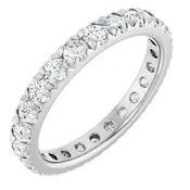 14K Gold 1.00 CTW French-Set Lab-Grown Diamond Eternity Band