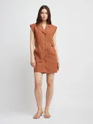Ailany Button Front Mini Dress | Flea