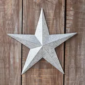 12" Galvanized Barn Star