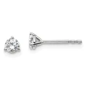 14k White Gold 1/3ctw Lab Grown Diamond Earrings