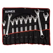 10 PIECE SAE RAISED PANEL JUMBO COMBINATION WRENCH SET