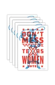 Don't Mess With Texas Women - Postcards — Lilco Studio