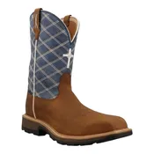 TWISTED X MEN'S 11" ULTRALITE X WATERPROOF NANO SAFETY TOE WORK BOOT – STYLE MUNW006