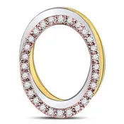 10KT 0.17CT Diamond Circle Pendant