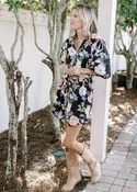 Black Floral Dress