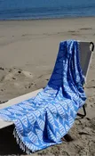Blue Fish Turkish Cotton Towel