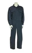 AmeriFire-FR Tecasafe FR Coverall, NFPA 70E HRC 2 &amp; 2112 Compliant, Inherent FR- Doesn’t Wash Out! Navy, # AMFRcoverall-N