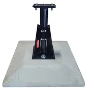 18″ CP Seismic Perimeter Pier on Concrete