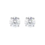 3 tcw Lab Grown Diamond Stud Earrings