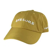 3D AWESOME Hat Nylon Dad Cap - Gold White