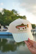 Catch You Later - Green Stripe Hat