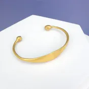 24KT Gold Vermeil Cuff Bracelet