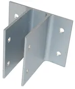 3" High Two Ear Aluminum Bracket for 1" Thick Panel/Pilaster
