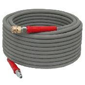100ft x 6000PSI Non-Marking Pressure Hose 3/8″, With Quick Connects