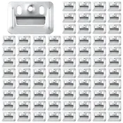 100 Pack Premium Heavy Duty Stainless Steel Z Clips For Seamless Wall Panel Mounting And Dead Tight Flush Installation Rock Solid Reinforced Brackets Quick Snap DIY Hardware
