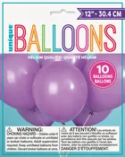 12" Latex Balloons  10ct - Lavender
