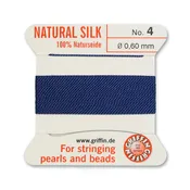 Dark Blue Griffin 100% Natural Silk Thread