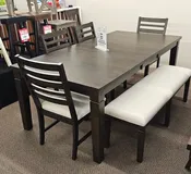 Victoria Table, Bench and 4 Chairs