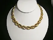 14K Yellow Gold Sculptured Anchor Link Chain