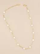 Clipchain Pearl Necklace