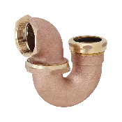 1 1/2″ Rough Brass LA Pattern Sink Trap
