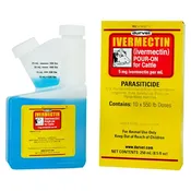 Ivermectin Pour-On Dewormer for Cattle - 250 ml