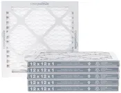 Amazon Basics 12x12x1 Air Filter 6-Pack, MERV 11 AC Furnace Filters, Dust, Pet, Allergy Control, Removes Pollen and Lint (Actual Size 11.75″ x 11.75″ x 0.75″) –