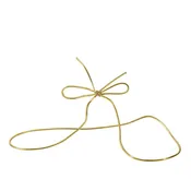 19" Metallic Stretch Loop Bow - 50 Pack