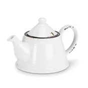 Abbott Enamel Tea Pot White
