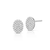 0.24 Carat Pave Diamond Earrings