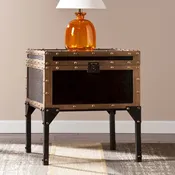 Antique Trunk Side Table