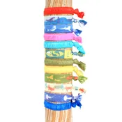 12 Pack Surf & Turf Print Hair Ties