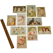 Antique Advertising TRADE CARD Lot of 10 "HOYT'S GERMAN COLOGNE" 19th/20th Cent.