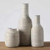 3pc Rustic Farmhouse Vase Set