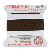 Brown Griffin 100% Natural Silk Thread