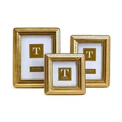4x6 Gold Beaded Frame Medium