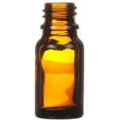 10 ml Amber Glass Boston Round Dropper Bottle 18mm Neck Finish