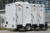3 Stall Portable Restroom Trailer