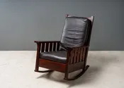 Gustav Stickley Oak Rocking Chair — RESIDE