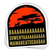 Baaa Sownyaaa Vinyl Sticker