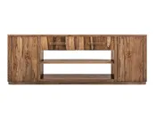 2 Drawer & 2 Door TV Stand 80" with Electric Fireplace Insert - IFD4421STNFP80