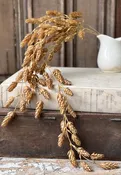 32" Barley Hops Garland, Beige