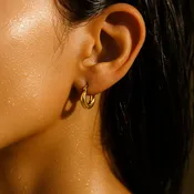 Ellie Vail Anastasia Huggie Hoop Earring