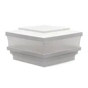 Cape May Scallop Lens Low Voltage LED Post Cap Light by LMT Mercer