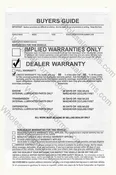 30 Day/1000 Mile 50% Implied Warranty Plasticback (BGE-EZ216D)