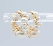 Fresh Water Pearl Huggies — The Swellife