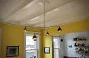 DD Ceramic Ceiling Bell 3 Arm Light