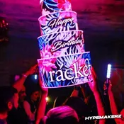 LED CAKE – (FULL PURCHASE) VIP LIGHT UP BIRTHDAY CAKE ILLUMINATED CUSTOM PRINT TRANSLUCENT