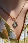 18" Katy Necklace with Canterbury Medal